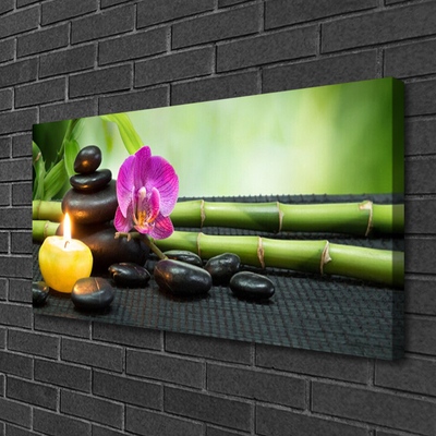 Quadro canvas Spa Zen de Flores de Bambu