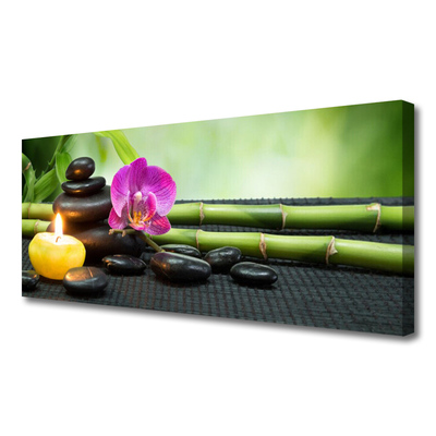 Quadro canvas Spa Zen de Flores de Bambu