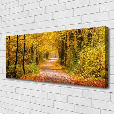 Quadro canvas Caminho da Planta Florestal Natureza