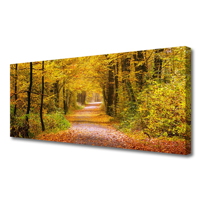 Quadro canvas Caminho da Planta Florestal Natureza