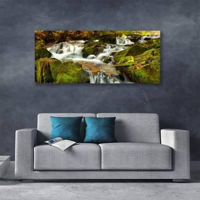 Quadro em tela Cachoeira Nature Rocks