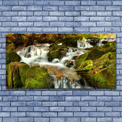 Quadro em tela Cachoeira Nature Rocks