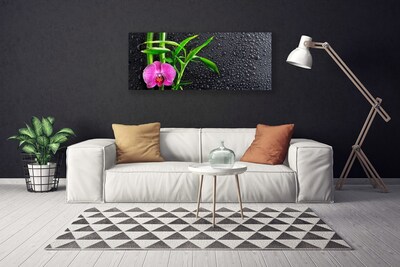 Quadro canvas Gotas de flores de bambu