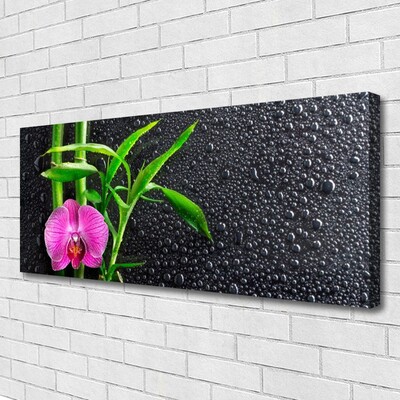 Quadro canvas Gotas de flores de bambu