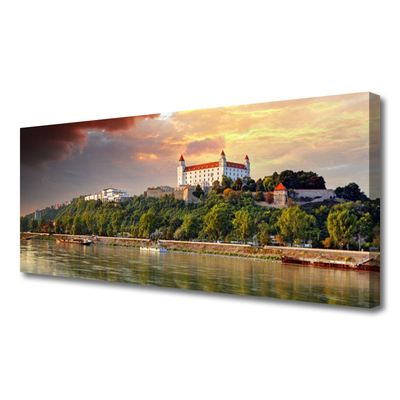 Quadro canvas Paisagem do Lago da Cidade