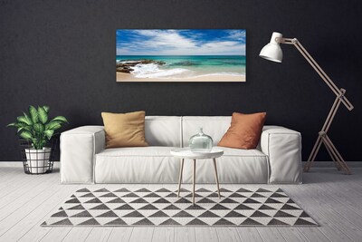 Quadro canvas Paisagem de praia e mar