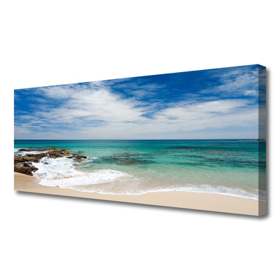 Quadro canvas Paisagem de praia e mar