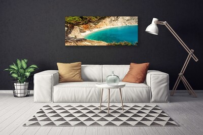 Quadro canvas Praia Bay Sea Rocks