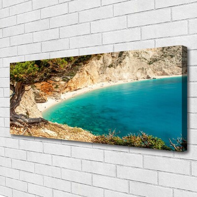 Quadro canvas Praia Bay Sea Rocks