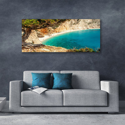 Quadro canvas Praia Bay Sea Rocks