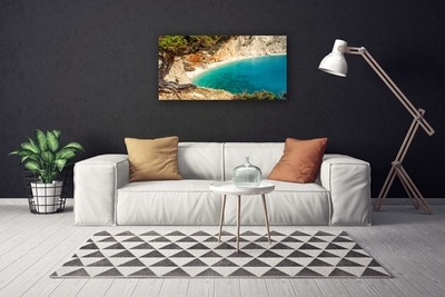 Quadro canvas Praia Bay Sea Rocks