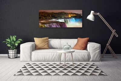 Quadro em tela Floresta Cachoeira Natureza