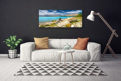 Quadro canvas Paisagem de rochas marinhas