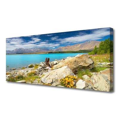 Quadro canvas Paisagem de rochas marinhas