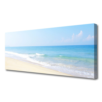 Quadro em tela Paisagem de praia e mar