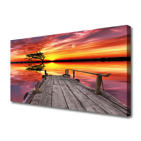 Quadro canvas Arquitetura do Pier Lake