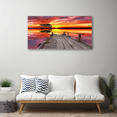 Quadro canvas Arquitetura do Pier Lake