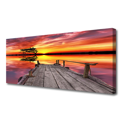 Quadro canvas Arquitetura do Pier Lake