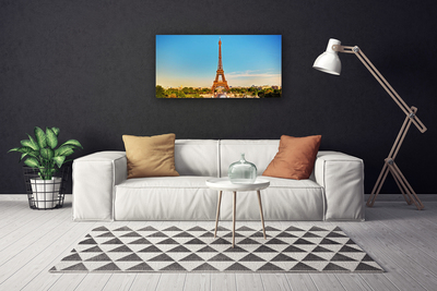 Quadro em tela Torre Eiffel Cidade de Paris