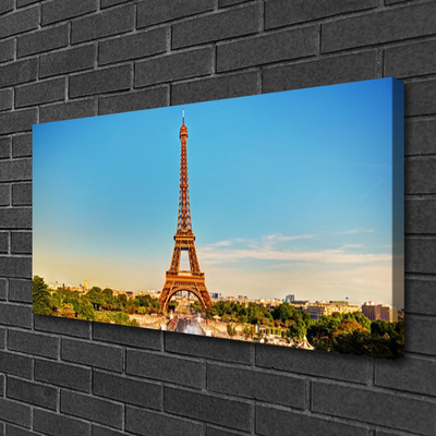 Quadro em tela Torre Eiffel Cidade de Paris