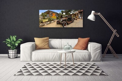 Quadro canvas Arquitetura de carros antigos