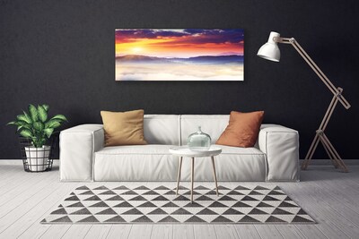 Quadro canvas Paisagem do Sol da Montanha