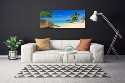 Quadro canvas Paisagem de praia e mar
