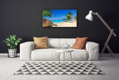 Quadro canvas Paisagem de praia e mar