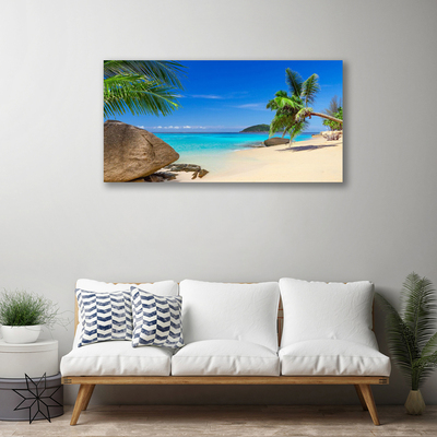 Quadro canvas Paisagem de praia e mar