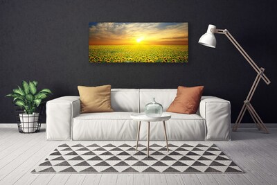 Quadro em tela Girassóis Sun Meadow