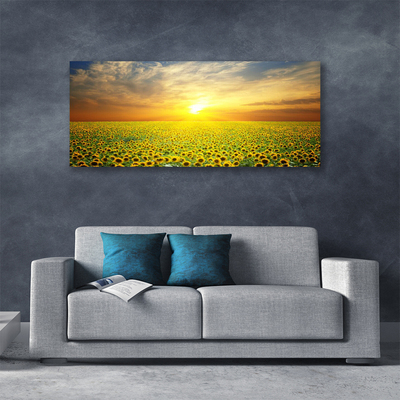 Quadro em tela Girassóis Sun Meadow