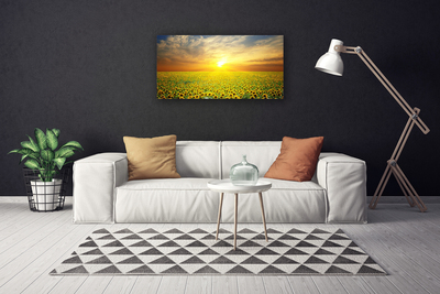 Quadro em tela Girassóis Sun Meadow