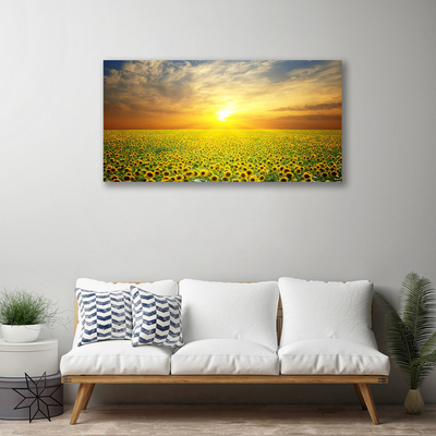 Quadro em tela Girassóis Sun Meadow