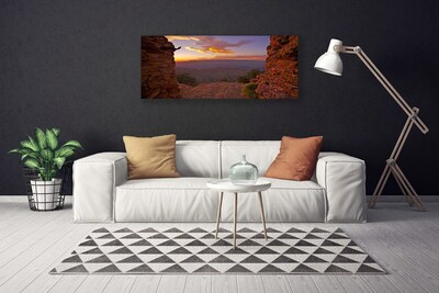 Quadro canvas Rocha Nuvens Céu Paisagem