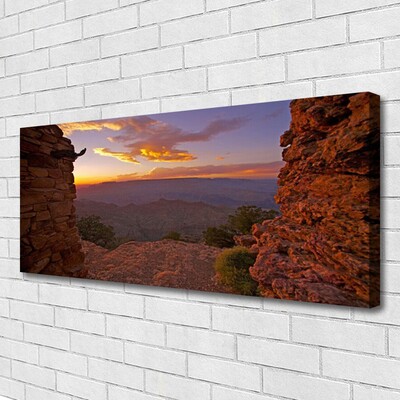 Quadro canvas Rocha Nuvens Céu Paisagem