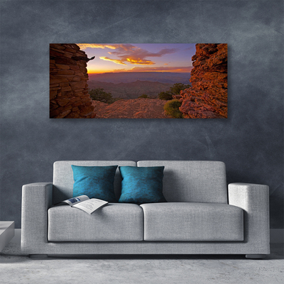 Quadro canvas Rocha Nuvens Céu Paisagem