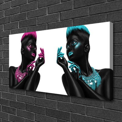 Quadro em tela Personagens de Arte