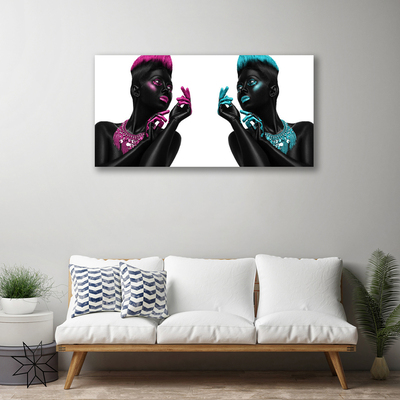 Quadro em tela Personagens de Arte