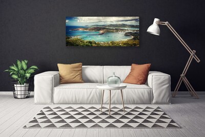 Quadro canvas Paisagem da Baía dos Barcos