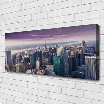 Quadro em tela Arranha-céus Casas da Cidade