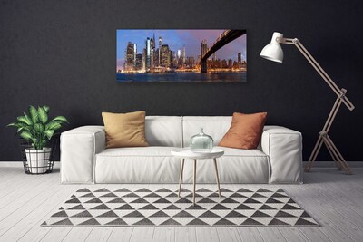 Quadro canvas Casas da Ponte da Cidade Céu