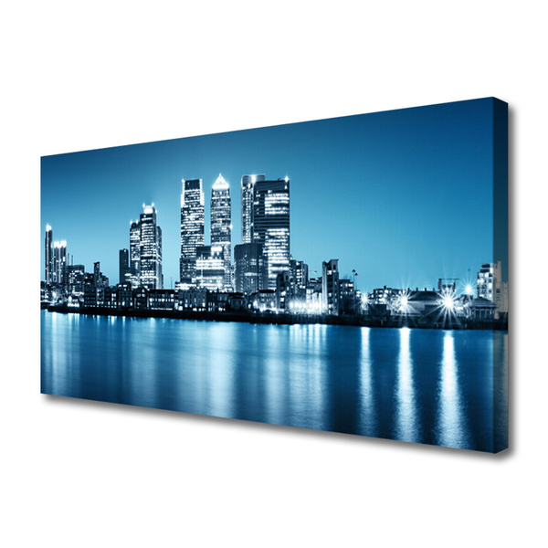 Quadro em tela Arranha-céus Casas da Cidade