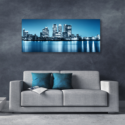 Quadro em tela Arranha-céus Casas da Cidade