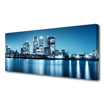 Quadro em tela Arranha-céus Casas da Cidade