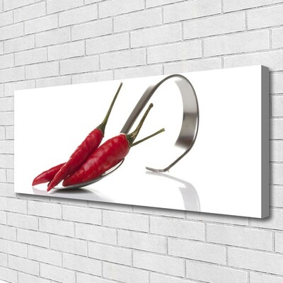 Quadro em tela Cozinha Chili Spoon