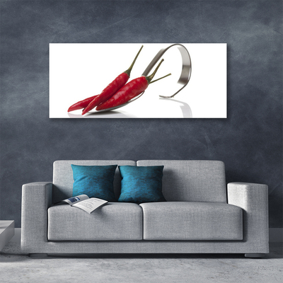Quadro em tela Cozinha Chili Spoon