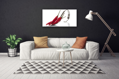 Quadro em tela Cozinha Chili Spoon