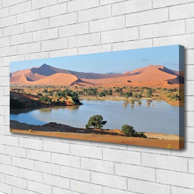 Quadro canvas Paisagem do Deserto do Lago