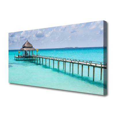 Quadro em tela Arquitetura da Ponte Marítima