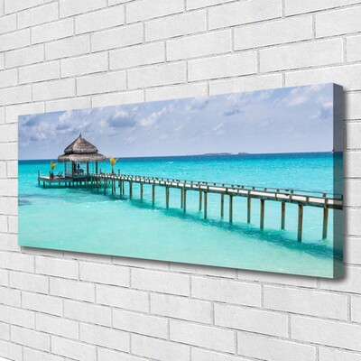 Quadro em tela Arquitetura da Ponte Marítima